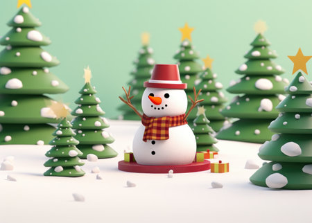 snowman stock footage & royaltyfree footageの素材