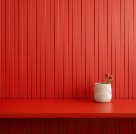 a red wallpaper with lines on it,の素材