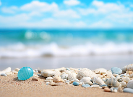 water beach background.の素材