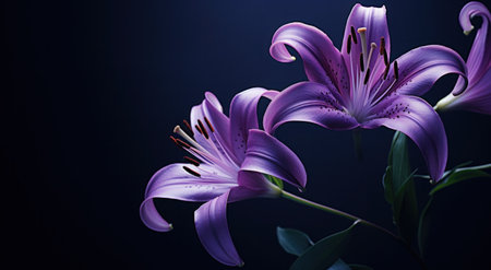 purple lily wallpaper.の素材