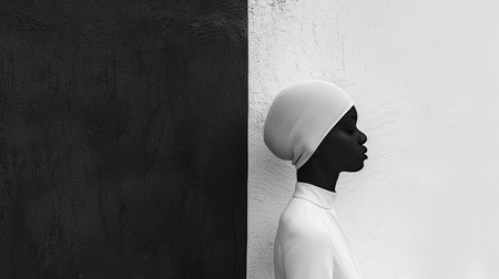 A gallery of minimalist fashion photography, focusing on form and texture in the fashion worldの素材