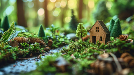 A concept background showing green energy.の素材