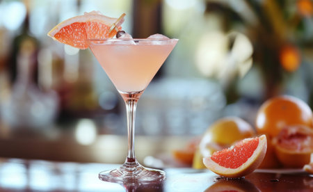 grapefruit and rosemary gin n tonic with pineapple tart.の素材