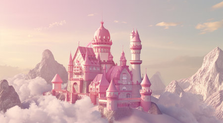 pink castle free download.の素材