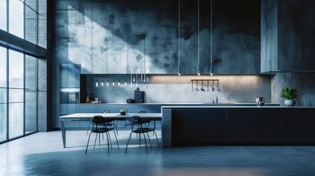 kitchen in an industrial.の素材