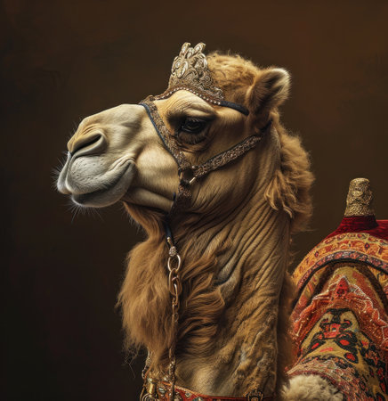camel portraits by adair jackson.の素材