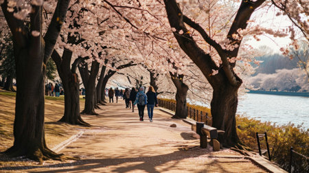 Cherry Blossom Stroll.の素材