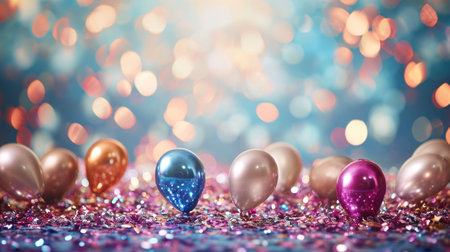 beautiful party background with copy space.の素材