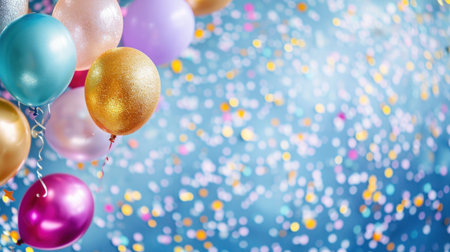 beautiful party background with copy space.の素材
