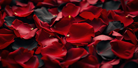 Valentine's day background rose petals.の素材