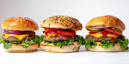 healthy foods for vegetarians to eat fast food with.の素材