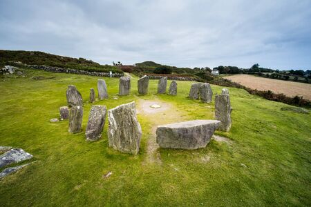 Druid's altar of Dromberg stone circleの写真素材