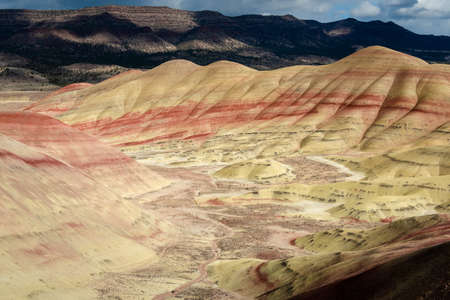 Painted hills as seen from the overlook