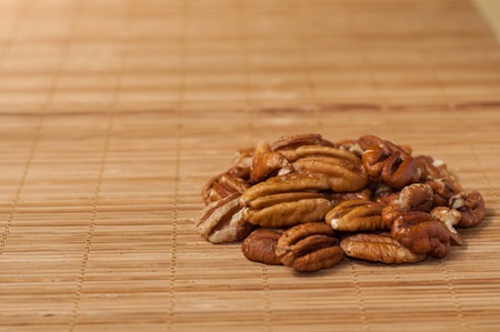 pecan nutsの写真素材
