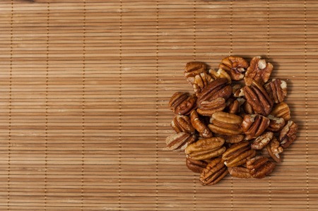 pecan nutsの写真素材