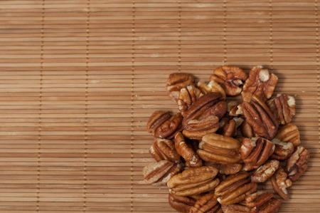 pecan nutsの写真素材