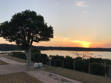 Sunset sceneryの写真素材