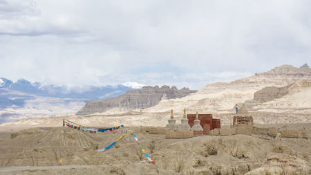 Guge Kingdom ruins of Tibet,Chinaの写真素材