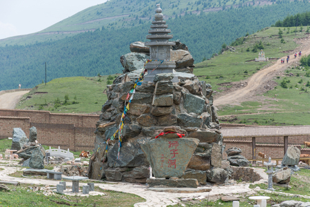 Wutai Mountain sunrise of Chinaのeditorial素材