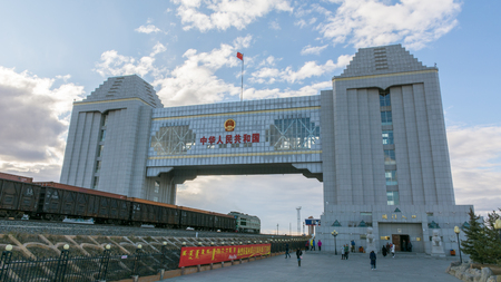 Inner Mongolia, Manchuria, China and Russia border crossingsのeditorial素材