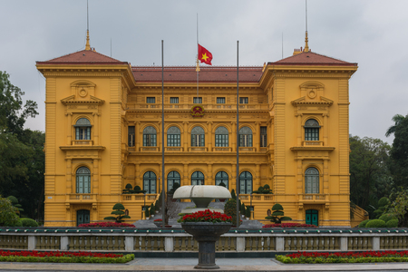 Vietnamese presidential palaceのeditorial素材