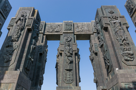 The Chronicle of Georgia Monumentの写真素材