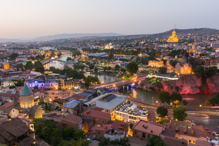 Tbilisi cityscapeのeditorial素材