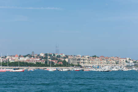 Qingdao Beach, Shandong, Chinaのeditorial素材