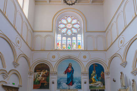Catholic Church, Zhejiang Road, Qingdao, Shandong, Chinaのeditorial素材