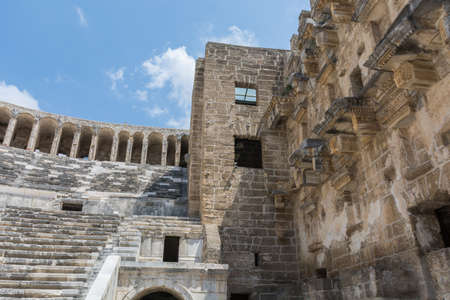 Aspendos Ancient Theater, Antalya, Turkeyのeditorial素材