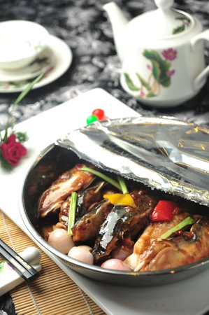 asian chinese style delicious foodの写真素材