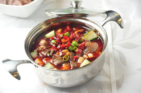 asian chinese style delicious foodの写真素材