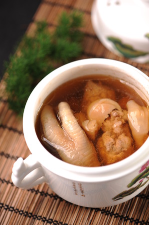 asian chinese style delicious soupの写真素材