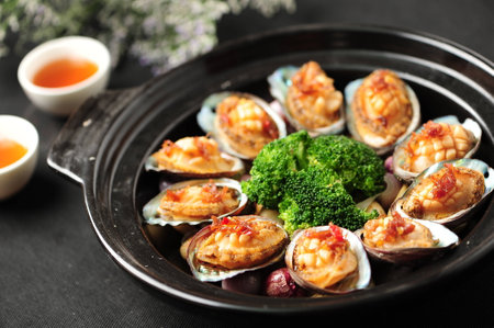 asian chinese style delicious foodの写真素材