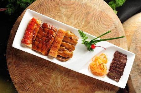 asian chinese style delicious foodの写真素材