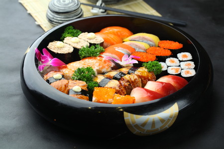 luxury sushi setの写真素材