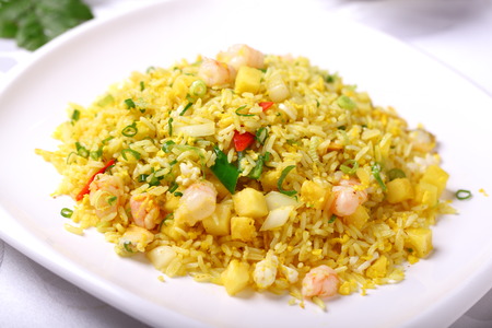 asian chinese fried riceの写真素材
