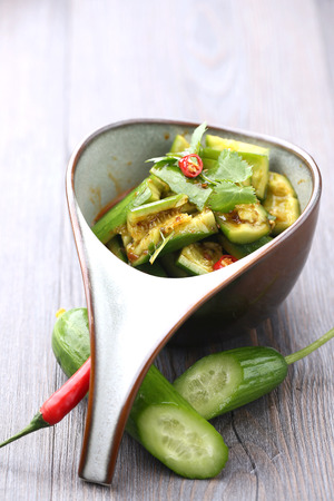 cucumber saladの写真素材