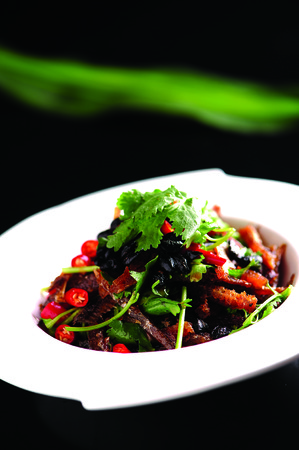 Parsley mixed with wheat fishの写真素材