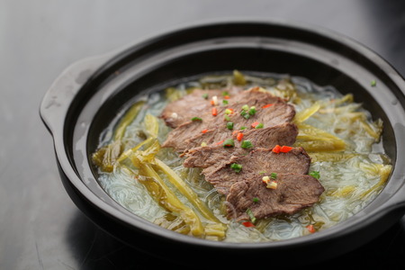 sauerkraut beef glass noodlesの写真素材