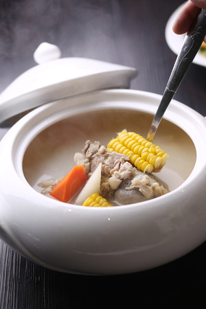 pork bone soupの写真素材