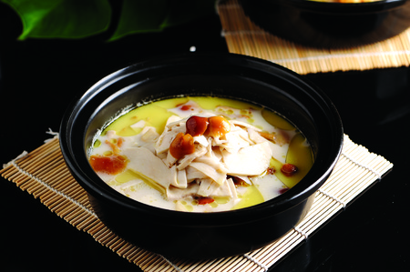 mixed mushroom potの写真素材