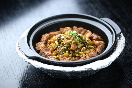 clay pot porkの写真素材