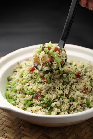 fried riceの写真素材