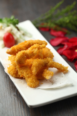 fish fingersの写真素材