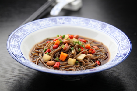 Chinese cuisine served in a bowlの写真素材