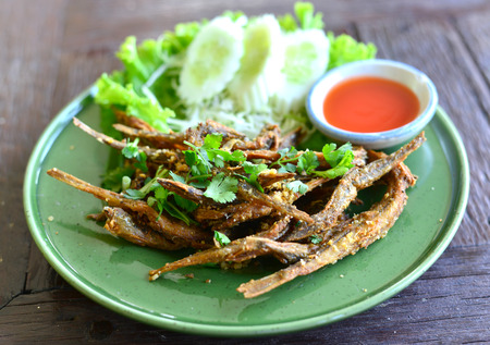 fry fried Fish の写真素材