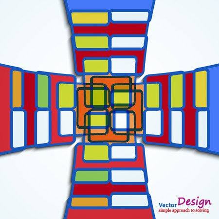 Pattern abstract mosaic vector.のイラスト素材