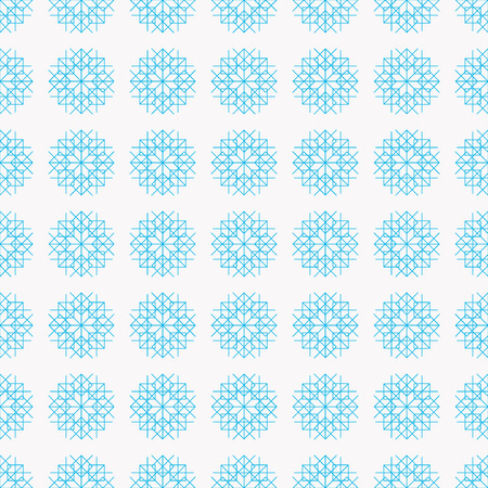 Seamless pattern snowflakes for background on winter topicsのイラスト素材