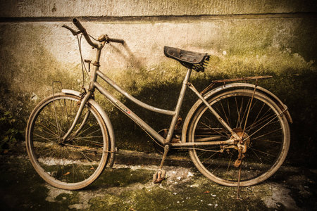 Old bikeのeditorial素材